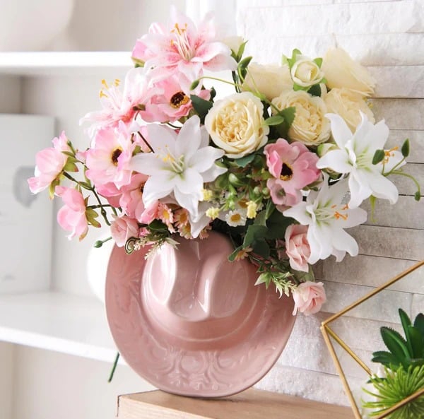 š„Last Day 49% OFF - š¤ Handmade cowboy hat vases