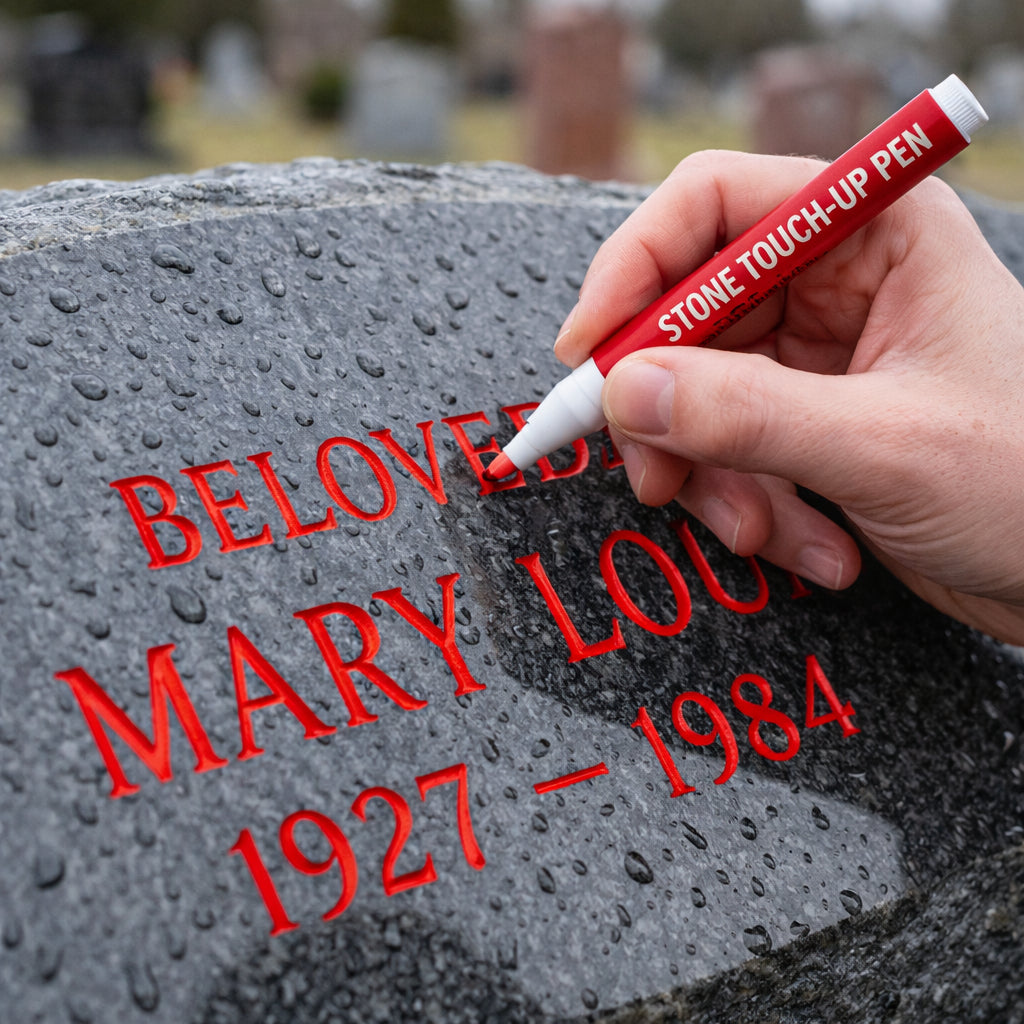 š„Restore Faded Gravestone Lettering Pen - Make Faded Memorial Text Clear Again