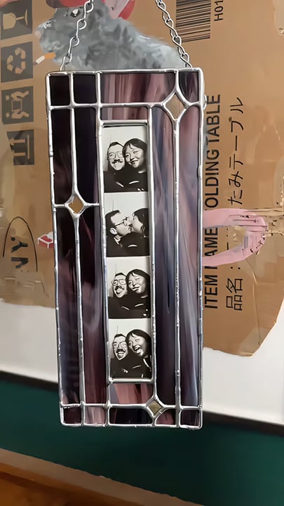 🔥Winter Sale 49% OFF - ✨Handmade Stained Glass Photobooth Frame