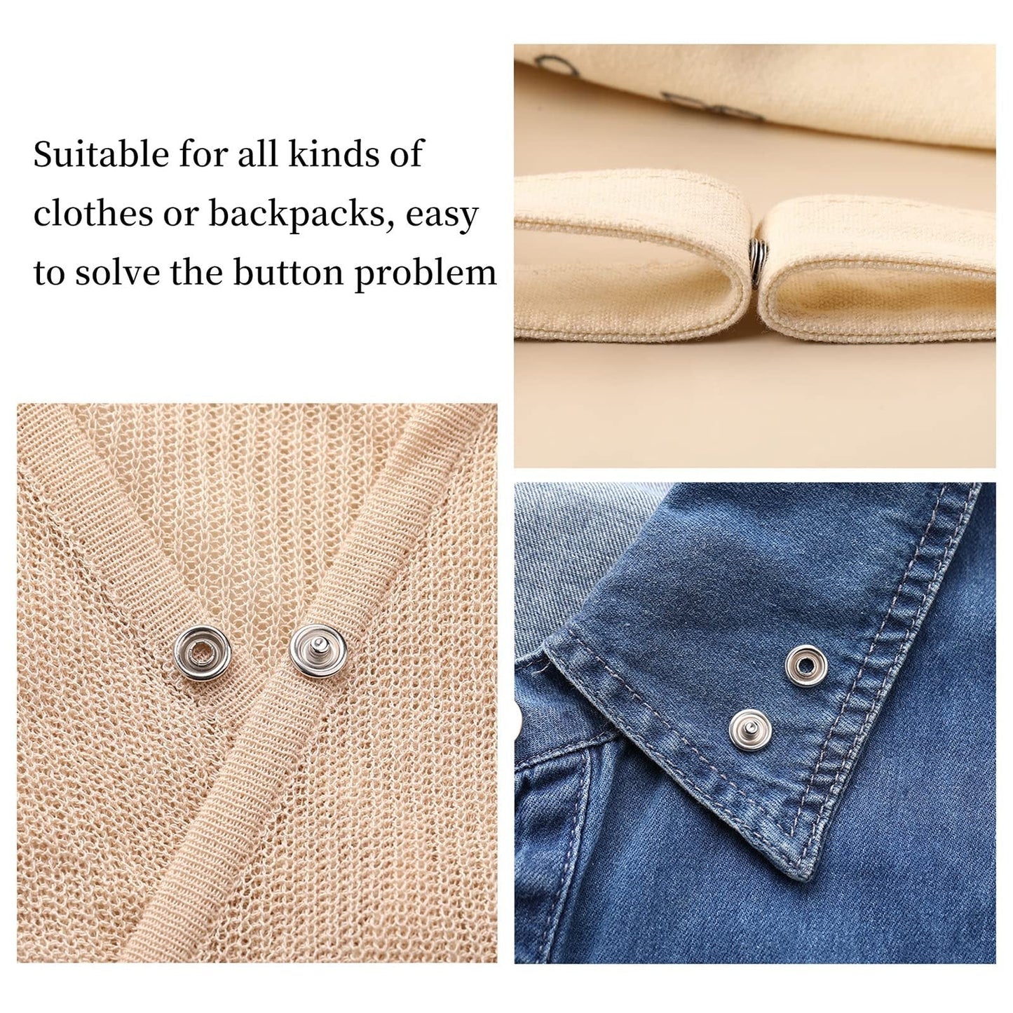 ✨ Effortless No-Sewing Snap Pliers Kit - Instantly Fix & Customize Clothes (100pcs)