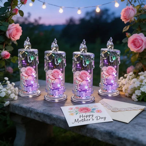 🌹The Romantic Rose LED Candle Set ✨
