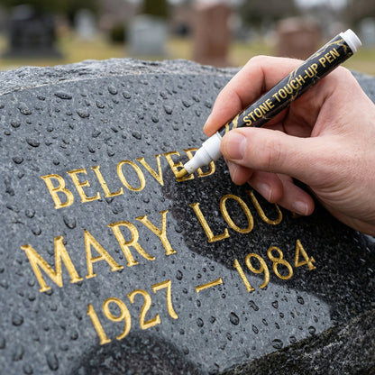 🔥Restore Faded Gravestone Lettering Pen - Make Faded Memorial Text Clear Again