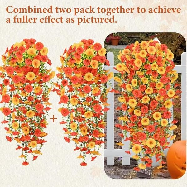 🌺LAST DAY 49% OFF-UV Resistant Fall Artificial Hanging Flowers