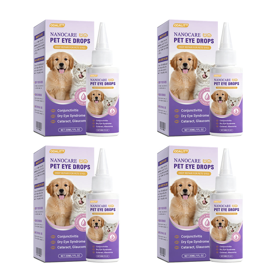 👩‍⚕️ ODALIT™ NanoCare Pet Eye Drops ☑️ FDA Approved | Relieves Conjunctivitis, Dry Eyes, Cataracts, and Keratitis🐶