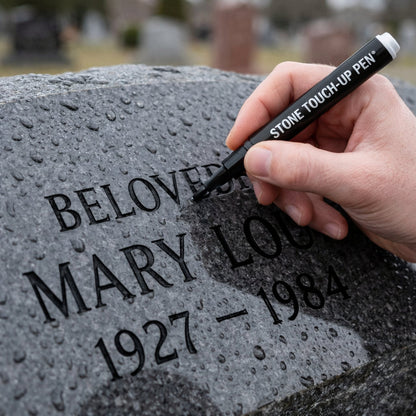 🔥Restore Faded Gravestone Lettering Pen - Make Faded Memorial Text Clear Again