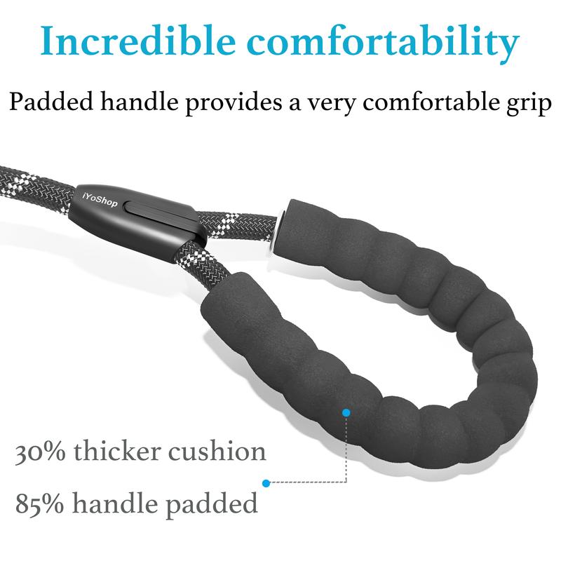 🐾LAST DAY SALE 49% OFF🐶Heavy Duty Dog Leash with Shock Absorbing Bungee for Walking 2 Dogs (25-150 lbs)