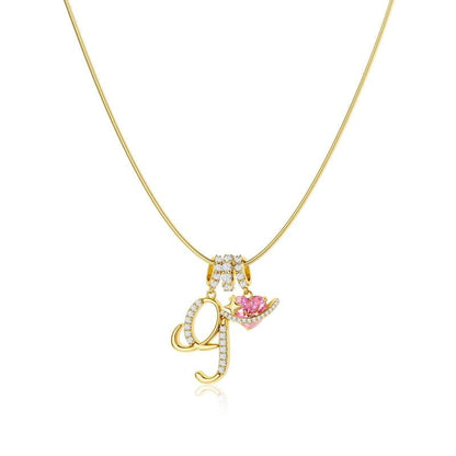 💖Last Day 49% OFF✨3-Layering Initial A-Z Letter Pendant Necklaces🎀