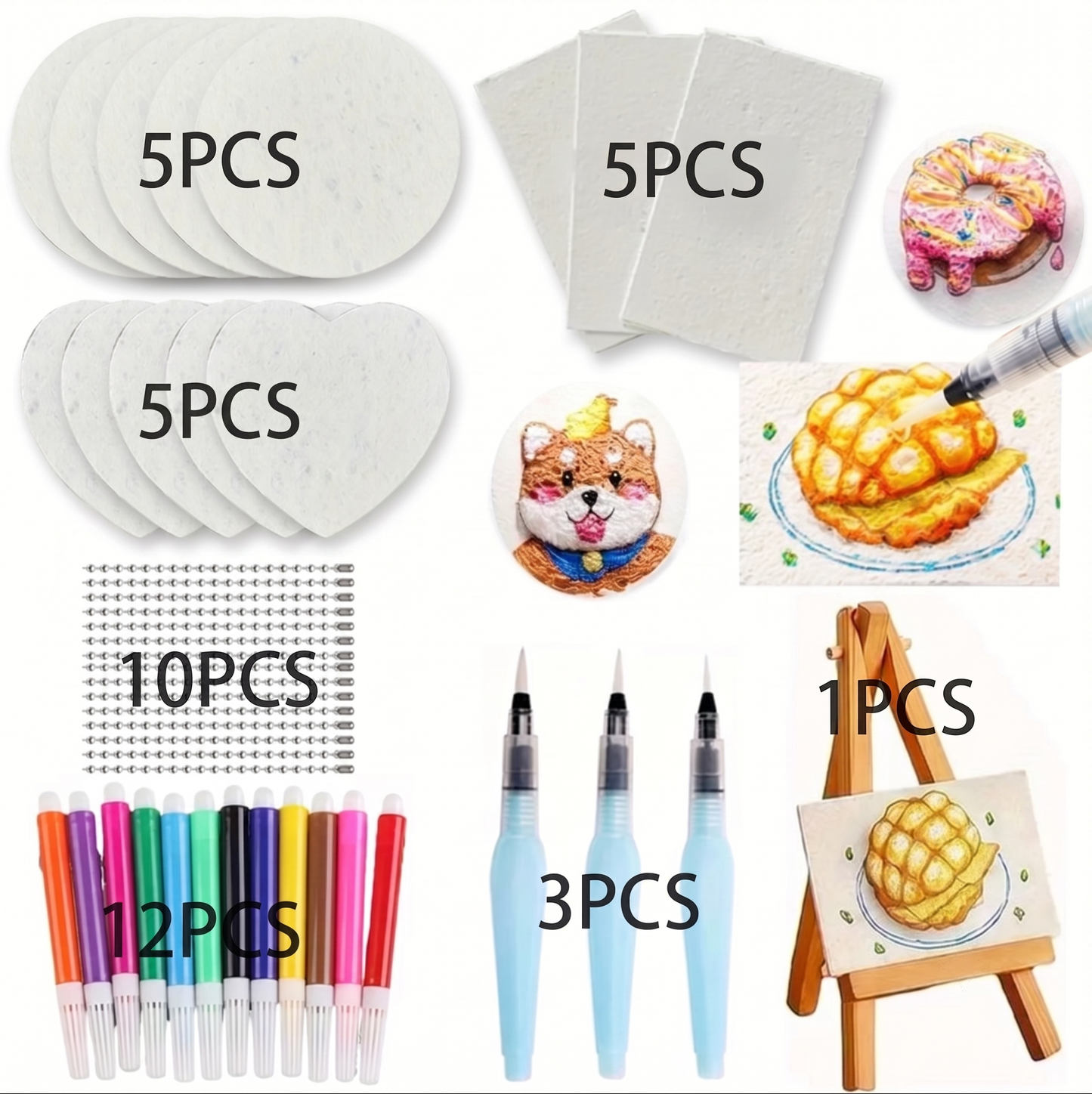 Magic Puffy Art Kit for Kids | 41-Piece Screen-Free Craft
