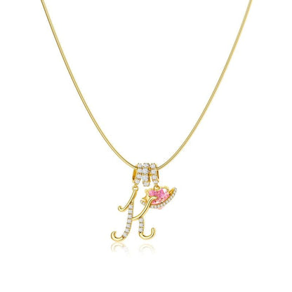 💖Last Day 49% OFF✨3-Layering Initial A-Z Letter Pendant Necklaces🎀