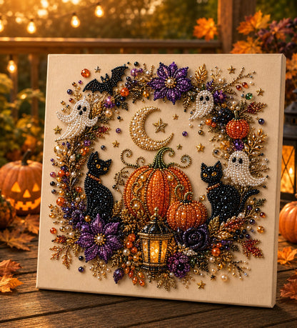 🎃 Halloween Pearl Art Kit – Create Your Own Spooky-Cute Décor