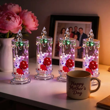 🌹The Romantic Rose LED Candle Set ✨