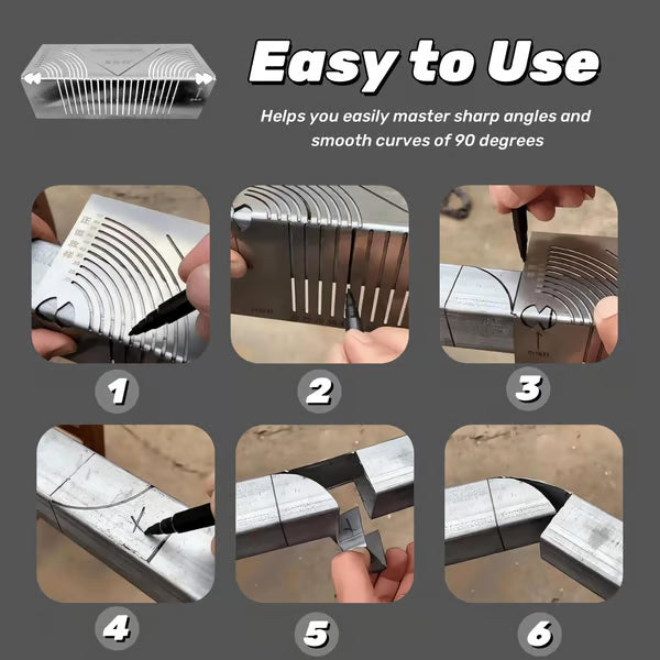 📏3-in-1 Angle & Arc Marking Tool — Fast, Repeatable Layouts