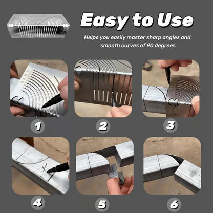 📏3-in-1 Angle & Arc Marking Tool — Fast, Repeatable Layouts