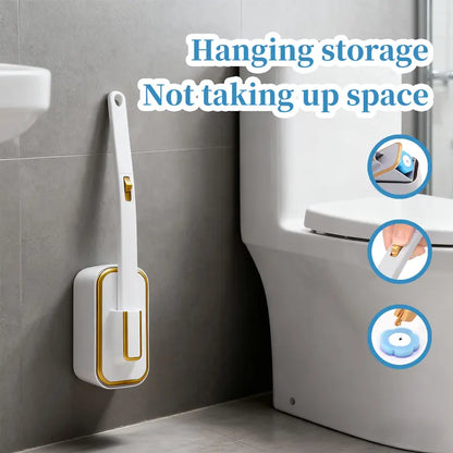 A More Hygienic Way to Clean Your Toilet No-Touch Replacement. No Floor Clutter.