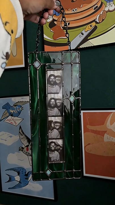 🔥Winter Sale 49% OFF - ✨Handmade Stained Glass Photobooth Frame