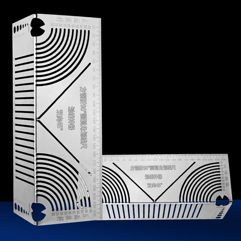 📏3-in-1 Angle & Arc Marking Tool — Fast, Repeatable Layouts