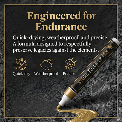 🔥Restore Faded Gravestone Lettering Pen - Make Faded Memorial Text Clear Again