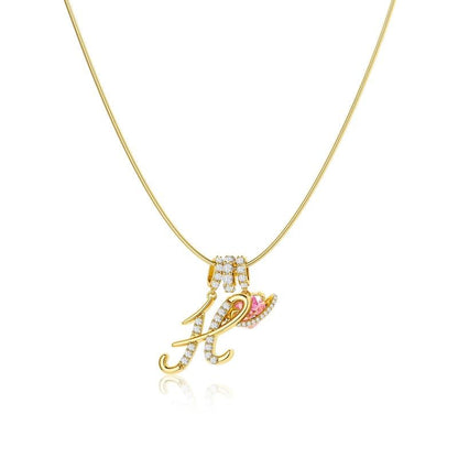 💖Last Day 49% OFF✨3-Layering Initial A-Z Letter Pendant Necklaces🎀