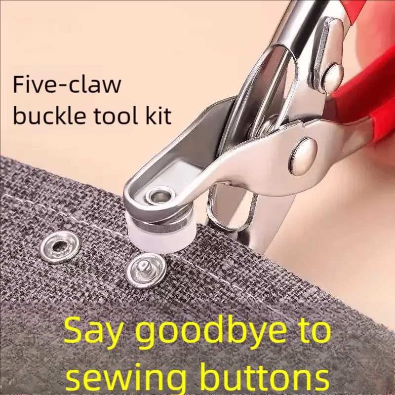 ✨ Effortless No-Sewing Snap Pliers Kit - Instantly Fix & Customize Clothes (100pcs)