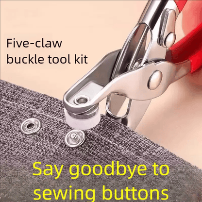 ✨ Effortless No-Sewing Snap Pliers Kit - Instantly Fix & Customize Clothes (100pcs)