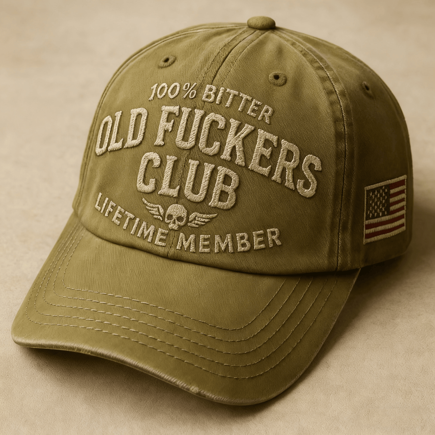 🧢 Old F*ckers Club - Vintage Cotton Baseball Cap