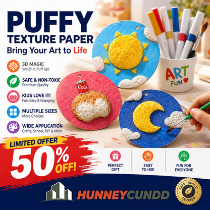 Magic Puffy Art Kit for Kids | 41-Piece Screen-Free Craft