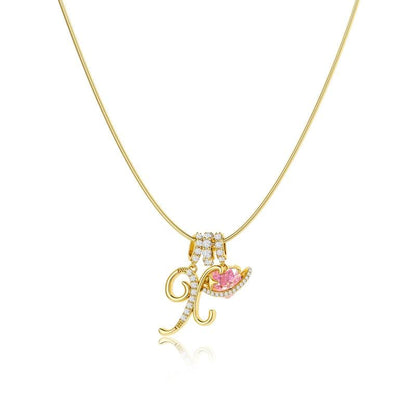 💖Last Day 49% OFF✨3-Layering Initial A-Z Letter Pendant Necklaces🎀
