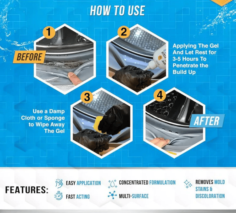 💖Last Day 49% OFF✨Buy 2 get 1 free💥Mold Removal Gel Multi-Purpose Household Cleaning Gel