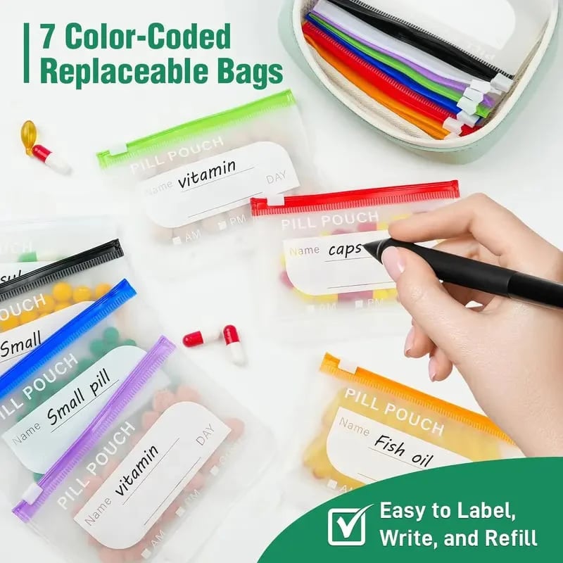 💊The A8 Waterproof Pill Pouch Set