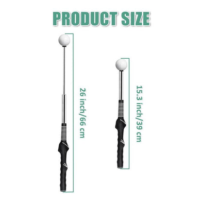 Telescopic Retractable Golf Swing Training Aid