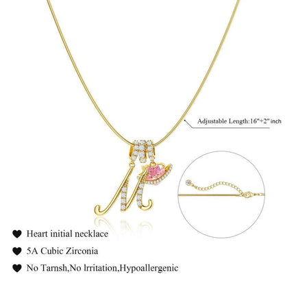 💖Last Day 49% OFF✨3-Layering Initial A-Z Letter Pendant Necklaces🎀