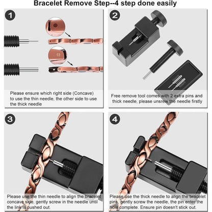 Pure Copper Magnetic Bracelet – Relieve Pain & Boost Circulation