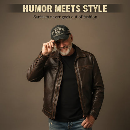 🧢 Old F*ckers Club - Vintage Cotton Baseball Cap