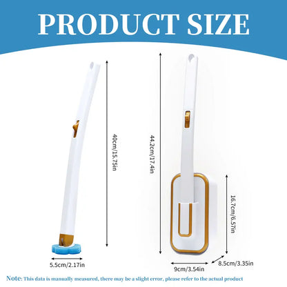 A More Hygienic Way to Clean Your Toilet No-Touch Replacement. No Floor Clutter.