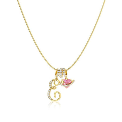 💖Last Day 49% OFF✨3-Layering Initial A-Z Letter Pendant Necklaces🎀