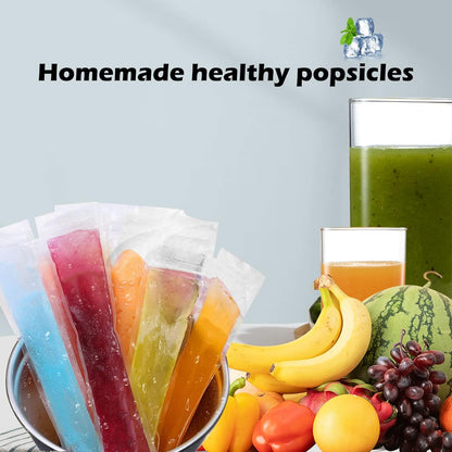 🔥100PCS DIY Ice Pop Bags – Make Healthy Homemade Pops in Minutes