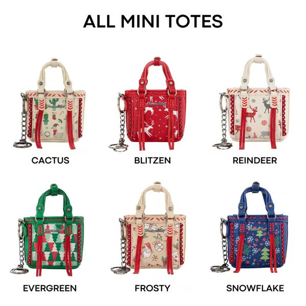 🔥Last Day 49% OFF -🎄Montana West Mini Xmas Tote Blind Box Gift for Holiday Suprises