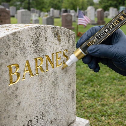 🔥Restore Faded Gravestone Lettering Pen - Make Faded Memorial Text Clear Again