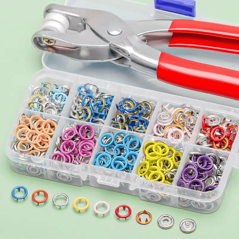✨ Effortless No-Sewing Snap Pliers Kit - Instantly Fix & Customize Clothes (100pcs)