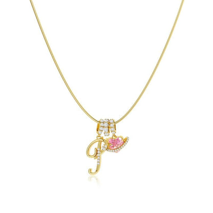 💖Last Day 49% OFF✨3-Layering Initial A-Z Letter Pendant Necklaces🎀