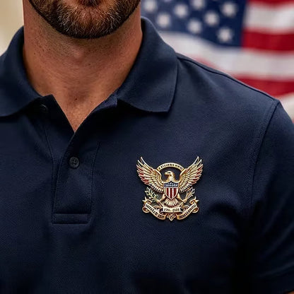 America 250th Anniversary Eagle Brooch Pin with Gift Box