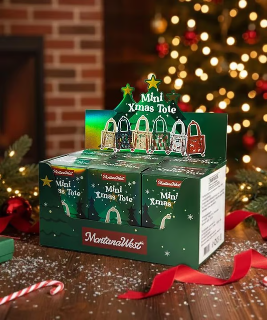 🔥Last Day 49% OFF -🎄Montana West Mini Xmas Tote Blind Box Gift for Holiday Suprises
