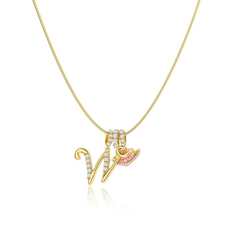 💖Last Day 49% OFF✨3-Layering Initial A-Z Letter Pendant Necklaces🎀