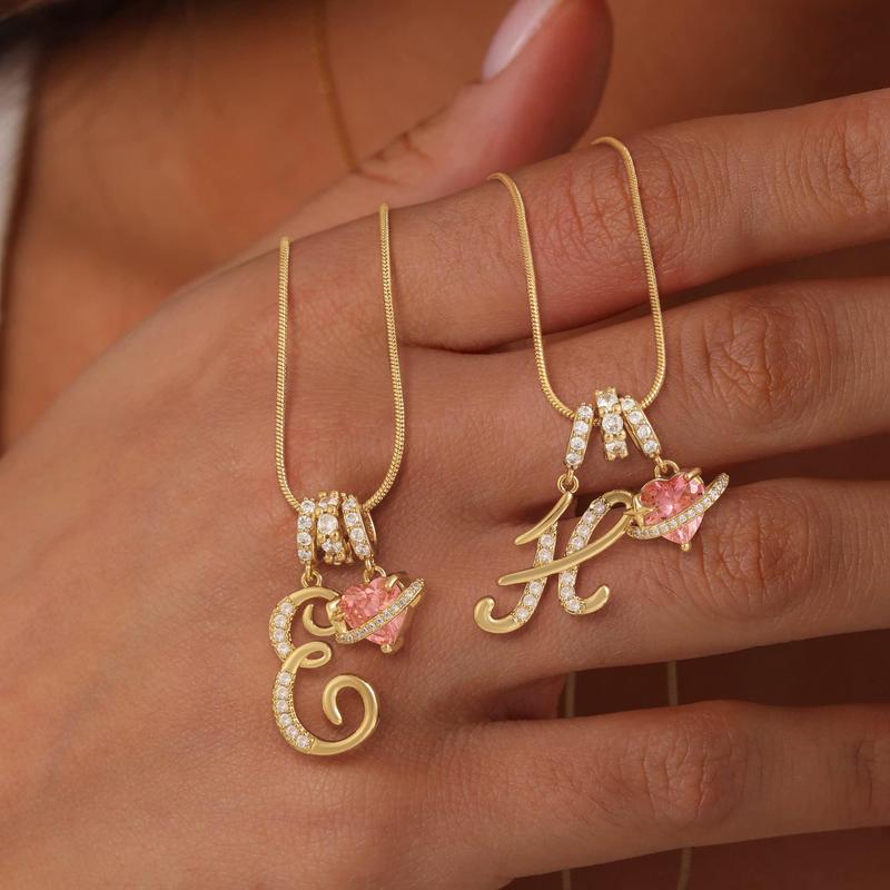 💖Last Day 49% OFF✨3-Layering Initial A-Z Letter Pendant Necklaces🎀