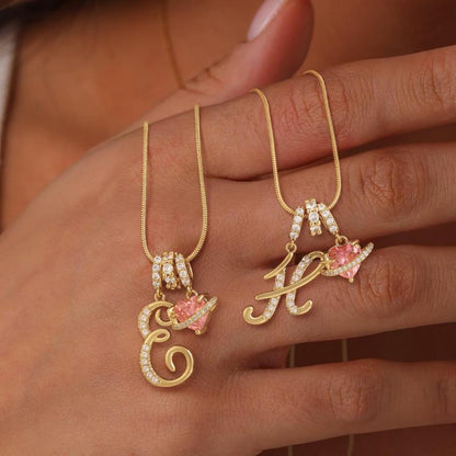 💖Last Day 49% OFF✨3-Layering Initial A-Z Letter Pendant Necklaces🎀