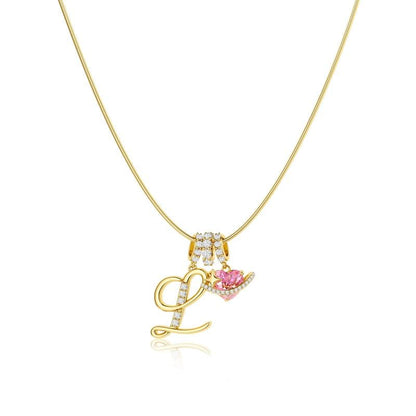 💖Last Day 49% OFF✨3-Layering Initial A-Z Letter Pendant Necklaces🎀