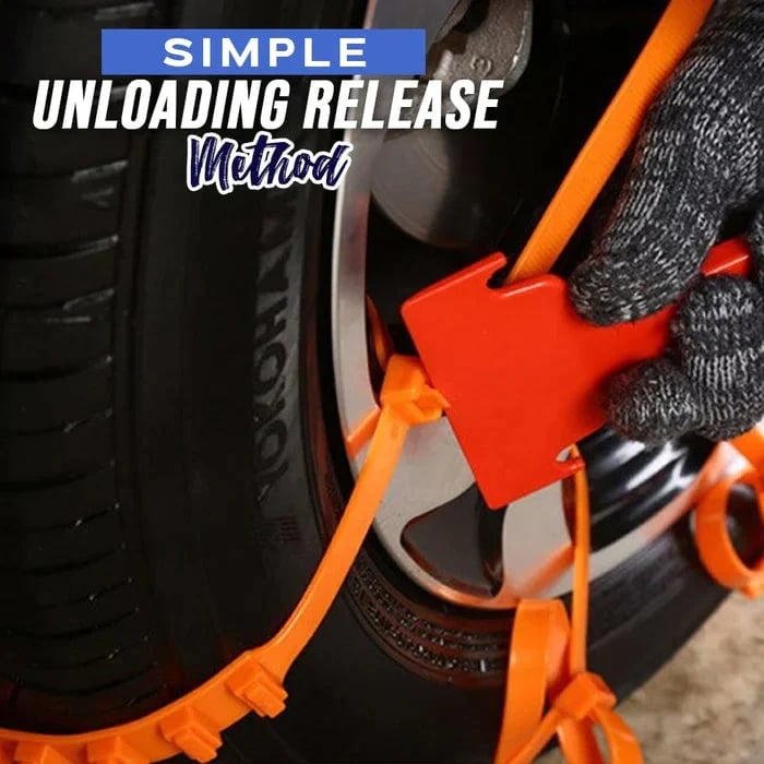 🔥2025 Winter Hot Sale🔥Universal Reusable Anti-skid PE Tire Chains