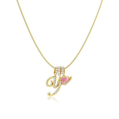 💖Last Day 49% OFF✨3-Layering Initial A-Z Letter Pendant Necklaces🎀
