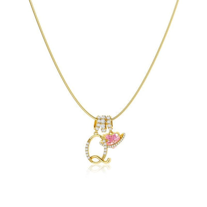💖Last Day 49% OFF✨3-Layering Initial A-Z Letter Pendant Necklaces🎀