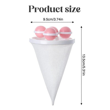 🫧3 Pack Reusable Floating Washing Machine Hair Filter Bags - Pet Hair Lint Catcher